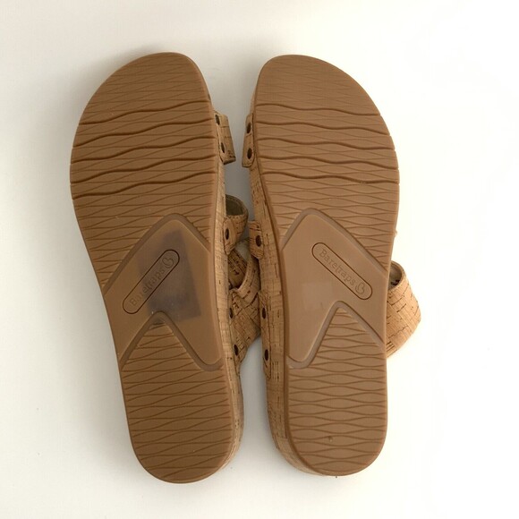 Baretraps Sandals Cella Cork Open Toe Mule Tan 11 - Picture 8 of 10